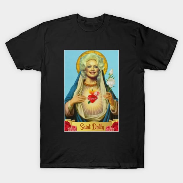 Saint Dolly Parton T-Shirt by Ipung